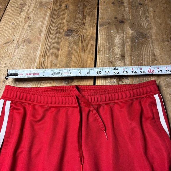 Adidas Tiro 23 Climacool Zippered Soccer Track Pants Red - Picture 4 of 8